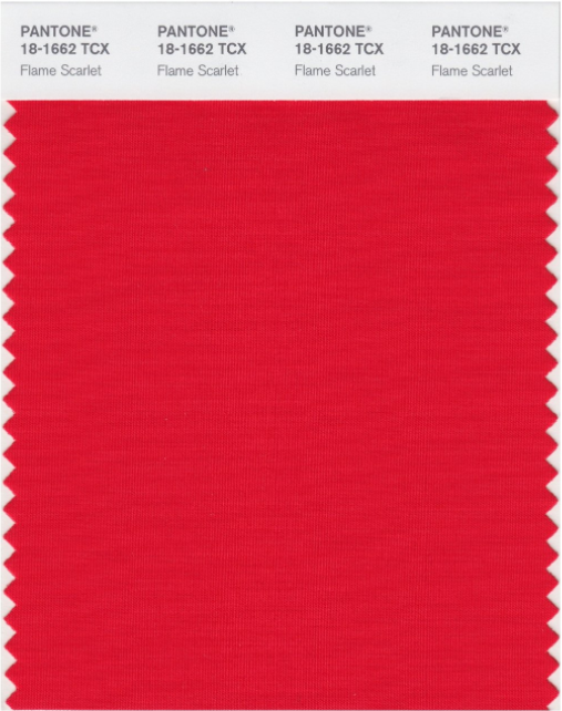 pantone flamescarlet